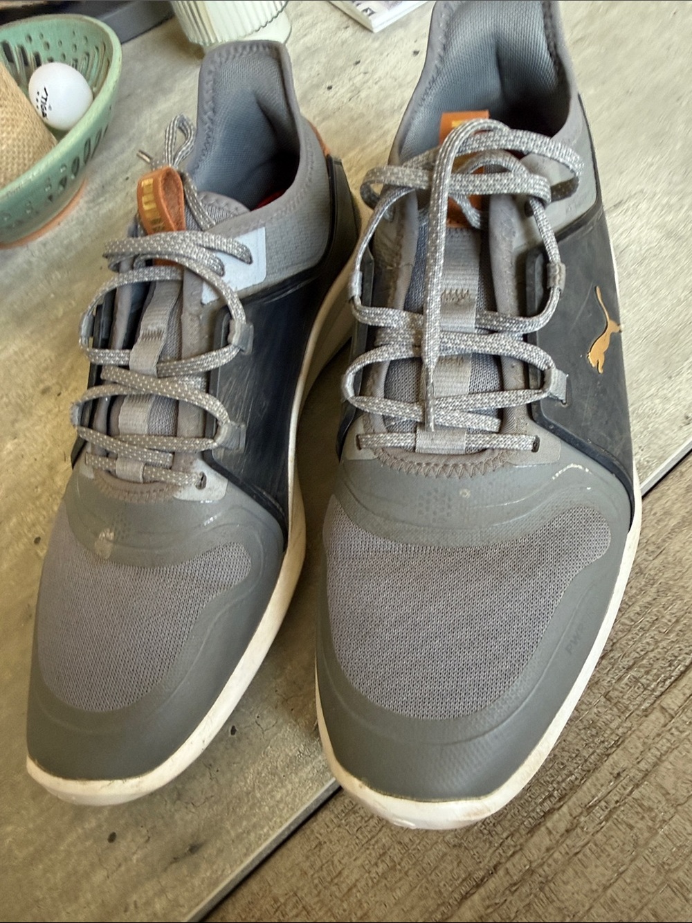 Puma Men's Gray golf shoes Mens 9